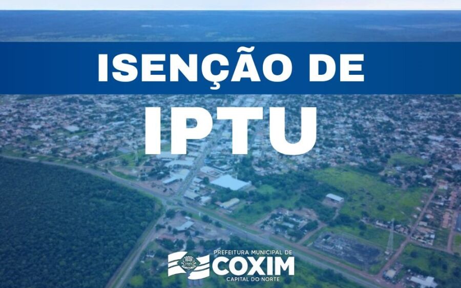 Prefeitura de Coxim oferece isenção de IPTU para aposentados e pensionistas