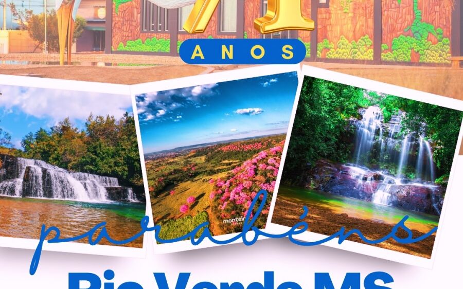 Parabéns, Rio Verde de Mato Grosso!