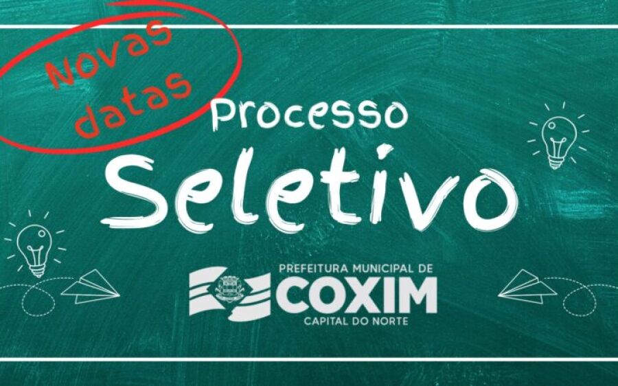 Inscritos devem ficar atentos as alterações cronograma do Processo Seletivo da Educação