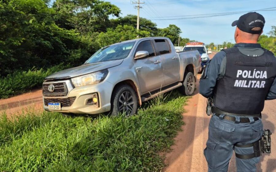 Polícia Militar de Coxim recupera veículo furtado em Cuiabá  MT e apreende adolescente