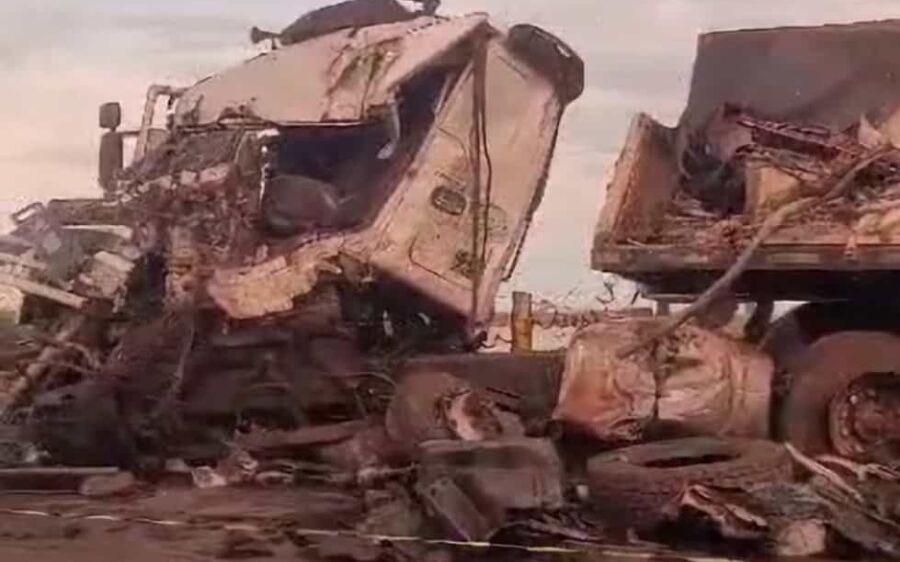 Ultrapassagem em local proibido seria causa de acidente com morte na BR-163, em Bandeirantes
