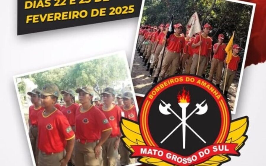 O Projeto Bombeiros do Amanhã  ano 2025 está com vagas abertas,  atenção para as informações