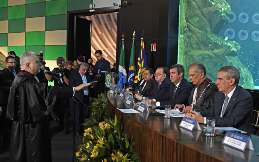 Em posse do TRE, Governo de MS reafirma o compromisso com combate a desinformação
