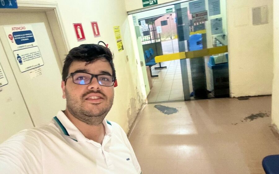 Ygor visita hospital e afirma: 