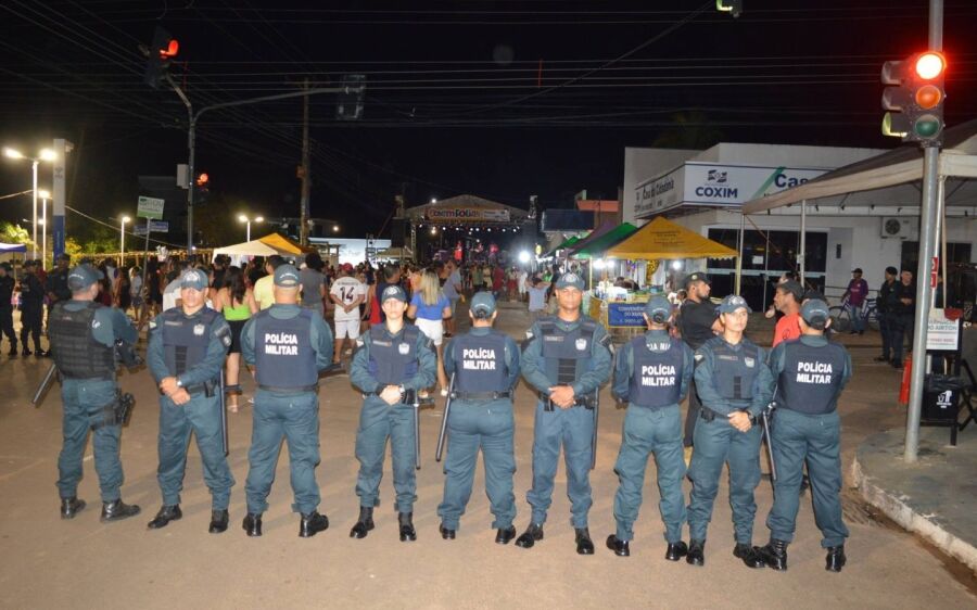 Polícia Militar reforça segurança dos foliões em Coxim na Operação Carnaval 