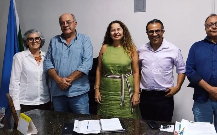 Prefeito de Rio Verde de Mato Grosso e Subsecretária Estadual discutem políticas públicas para idoso