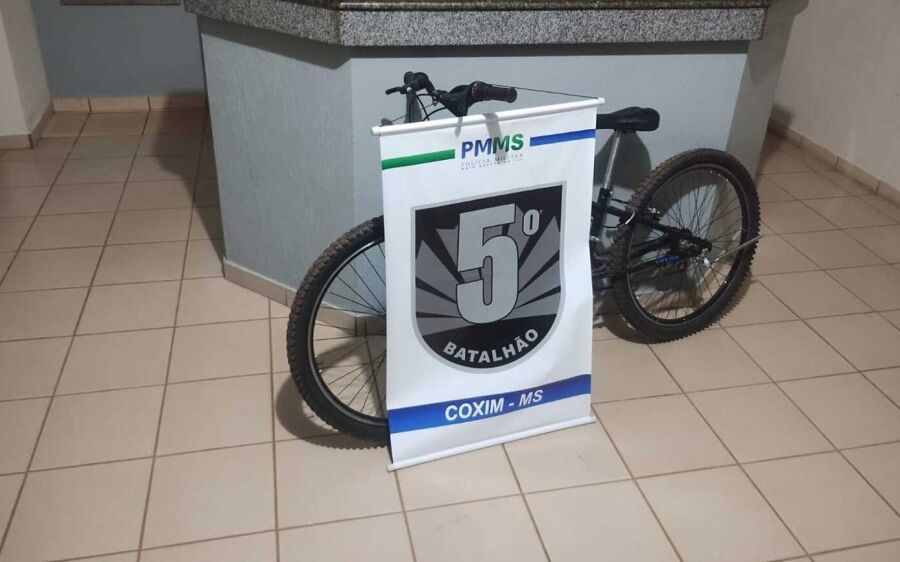 Homem furta bicicleta, vende por R$ 120 e acaba preso junto a receptadores em Coxim
