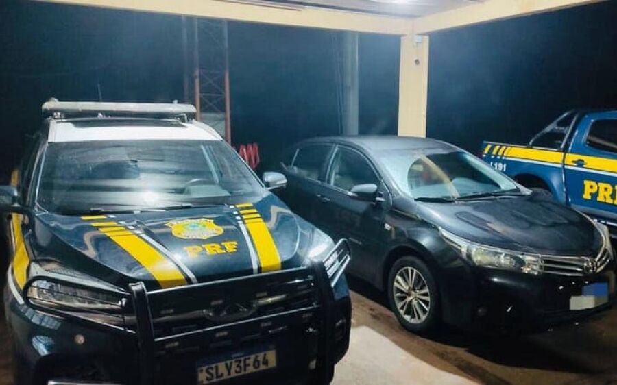 Duas mulheres são detidas na BR-267 com Corolla furtado em SP
