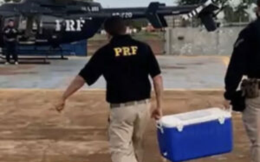 PRF auxilia com helicóptero transporte de órgãos para transplante em MS