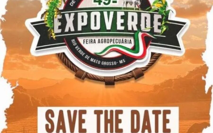 49ª Expoverde será realizada entre 31 de maio e 8 de julho em Rio Verde de Mato Grosso (MS)