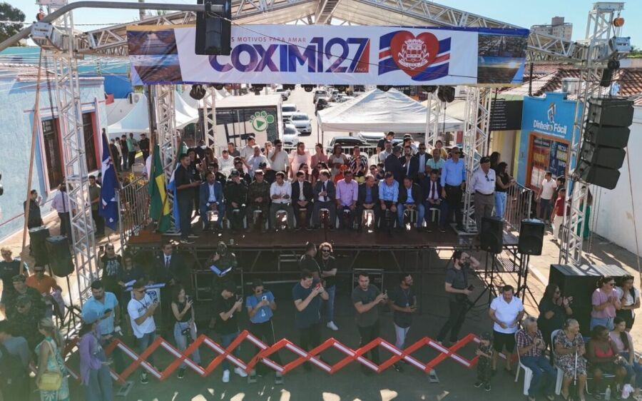 Coxim celebra 127 anos com grande festa e
participação popular