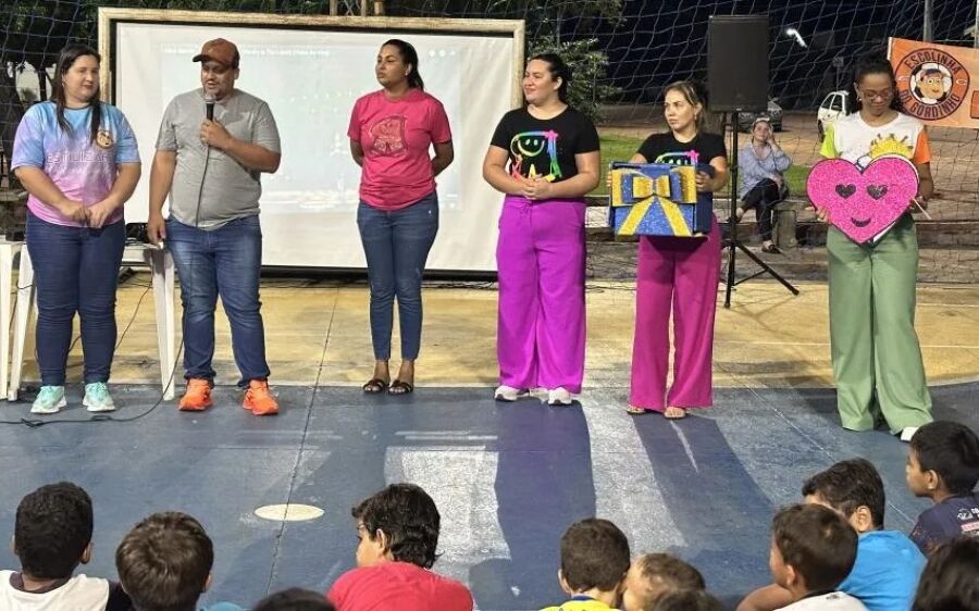 Projeto Escolinha do Gordinho realiza comemoração especial de Páscoa na Praça das Américas