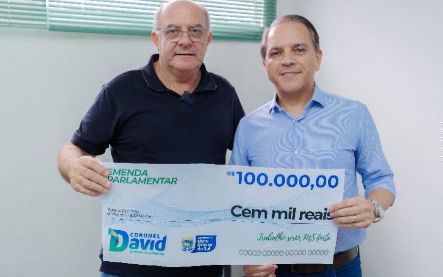 Coronel David entrega emenda para Turismo e Saúde em Rio Verde e soma quase meio milhão
