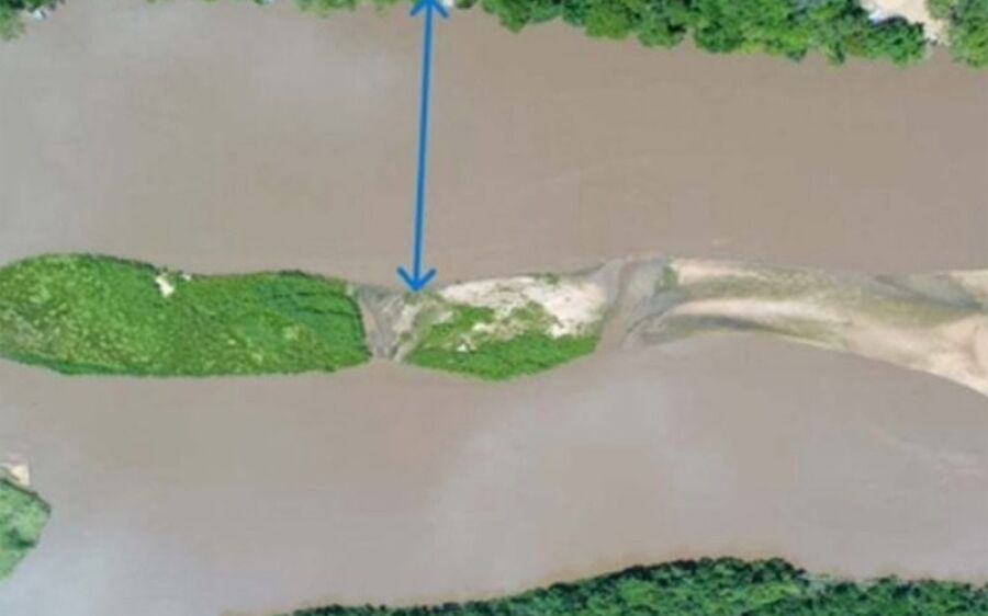 Construção irregular às margens do Rio Taquari leva MP a abrir inquérito em Coxim
