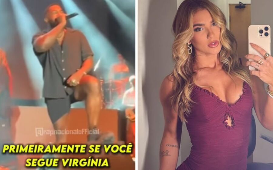 Baco Exu do Blues detona Virginia Fonseca e apostas em show
