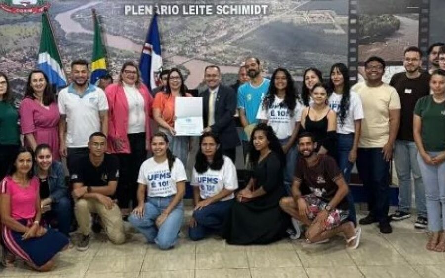 Curso de Letras da UFMS Coxim Recebe Nota Máxima e Ganha Destaque na Câmara Municipal