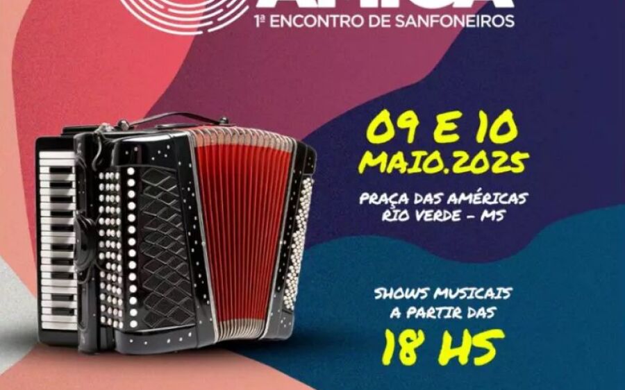 Rio Verde sedia 1° encontro de sanfoneiros, com artistas de MS, Paraguai e Argentina