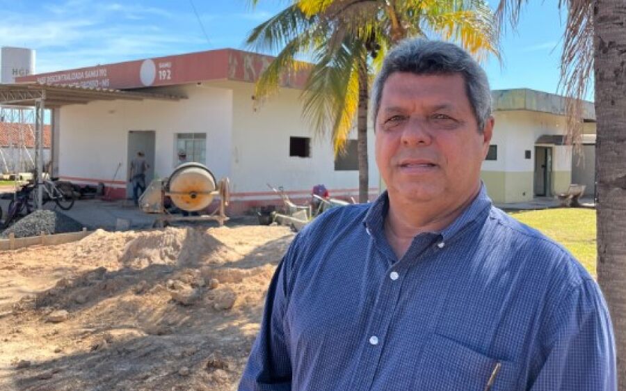 Vice-prefeito Jorginho acompanha obras em Hospital