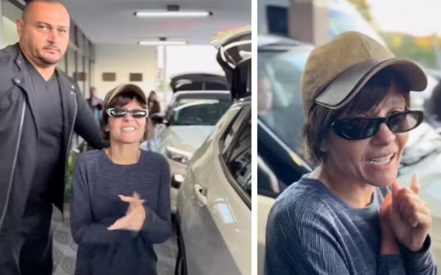 Maiara interage com fãs em Barbacena e divide opiniões. 