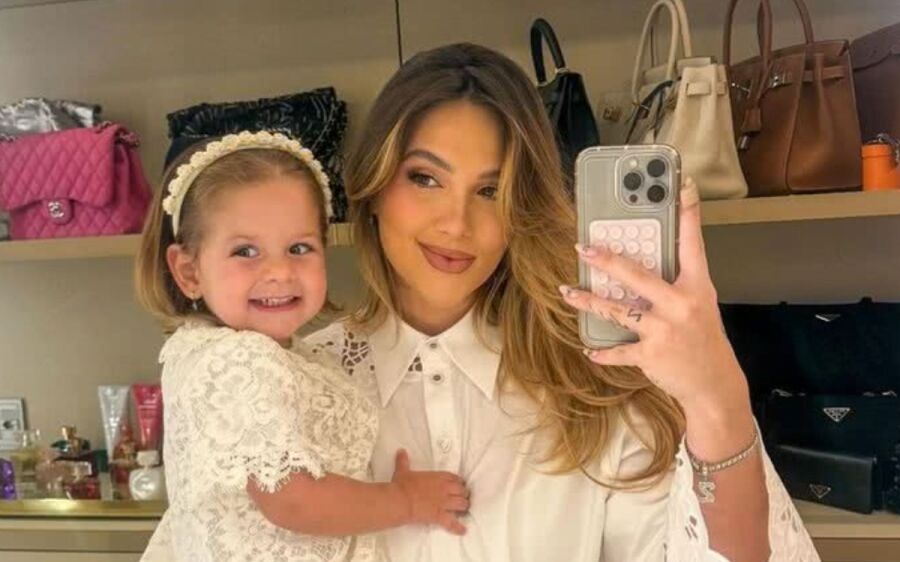 Maria Flor sofre acidente doméstico e Virginia dá detalhes do susto
