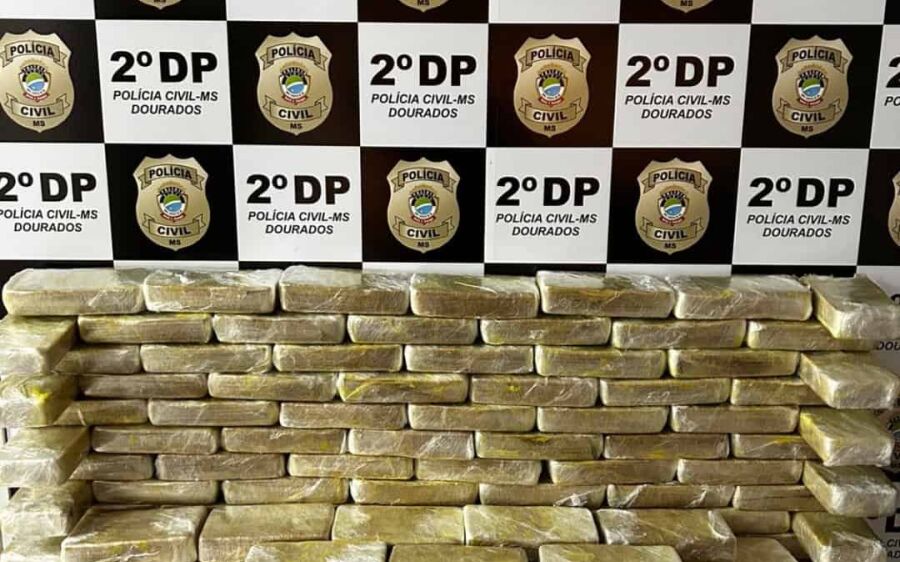 Droga avaliada em R$ 3 milhões é apreendida em operação policial em Dourados
