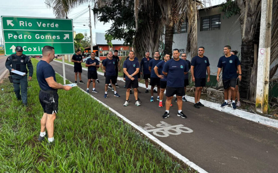 Polícia Militar de Coxim e região conclui teste de aptidão física do primeiro semestre de 2025