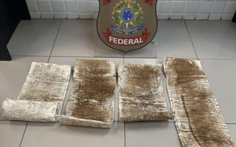 Homem é preso com 4 kg de cocaína durante fiscalização no Aeroporto de Corumbá
