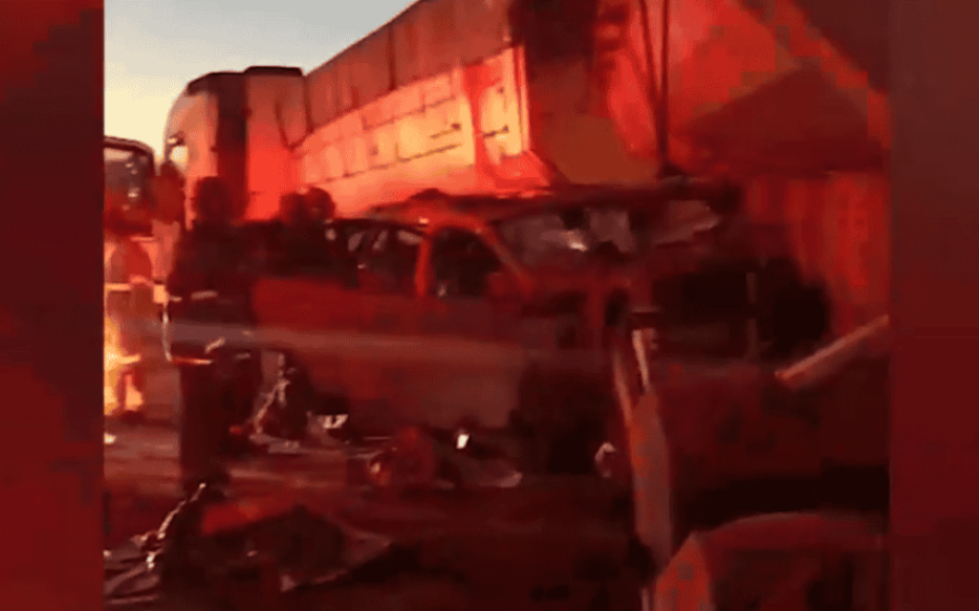 Acidente entre carro e carreta na BR-163 deixa cinco feridos, dois em estado grave, em Campo Grande
