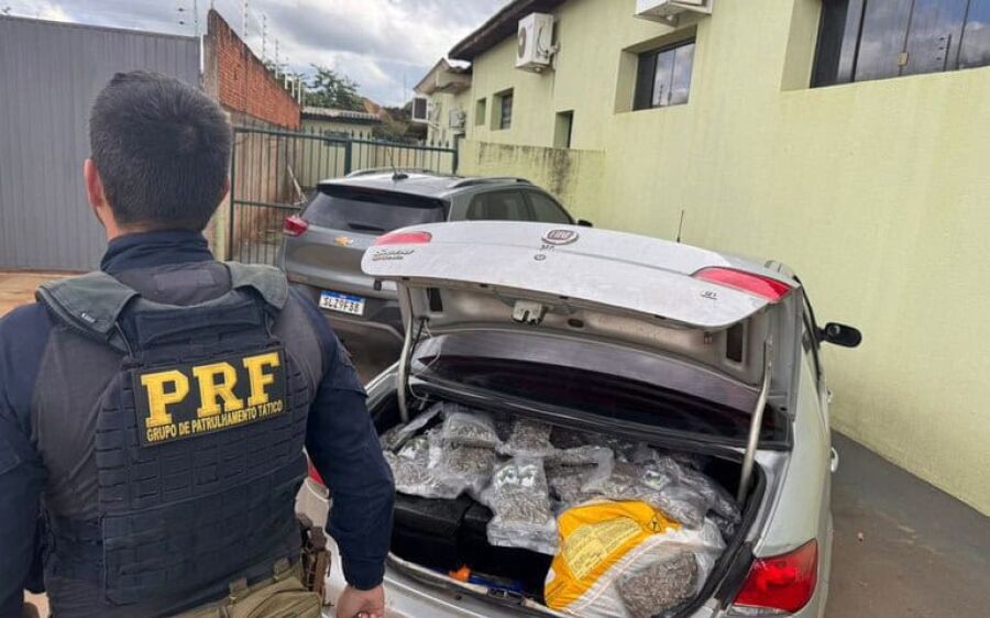 Casal é preso com mais de 335 kg de drogas em rodovia de MS
