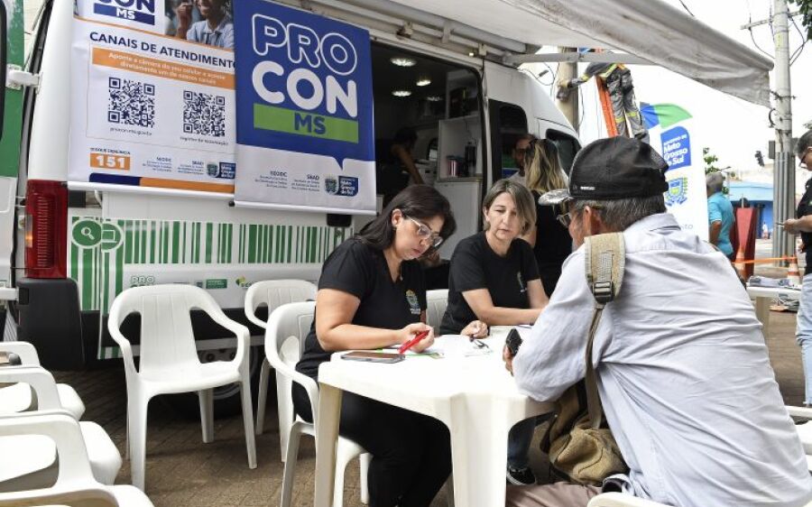 Procon/MS promove orientação e
atendimento em Campo Grande e Sonora