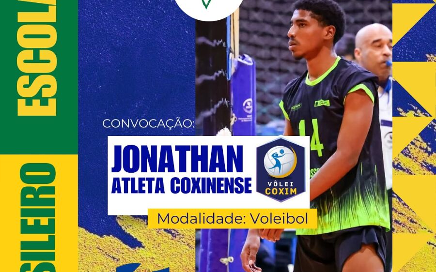 Atleta de Coxim é
convocado para disputar o Brasileiro Escolar