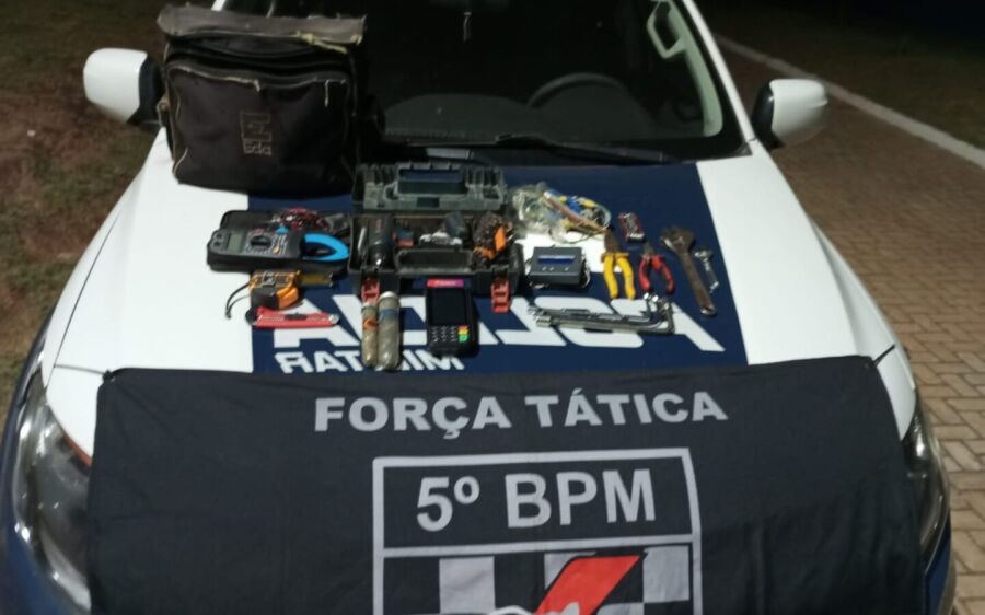 Força Tática encontra bolsa com objetos suspeitos abandonada em Coxim