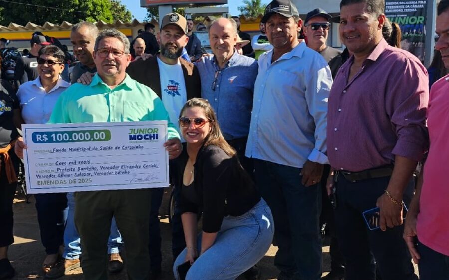 Deputado Junior Mochi destina R$ 100 mil para monumento aos motociclistas em Corguinho