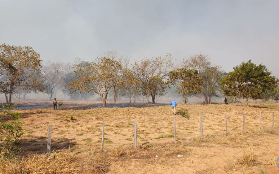 Incêndio que atingiu propriedades rurais é alvo de investigação do Ministério Público em Coxim
