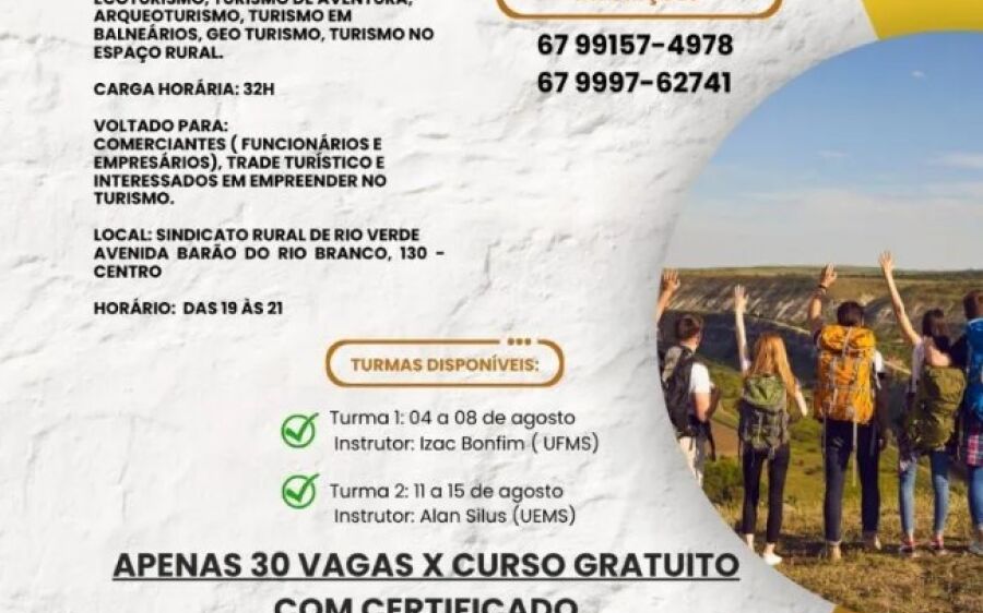Curso Trilha Rupestre capacita comerciantes e empreendedores para o turismo em Rio Verde