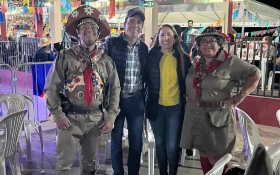 Presidente da Câmara Flávio Brito prestigia Arraial da Kolping e 18ª Festa Nordestina em Rio Verde