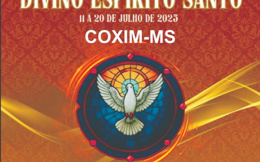Começa neste final de semana em Coxim a 130ª Festa do Divino Espírito Santo 
