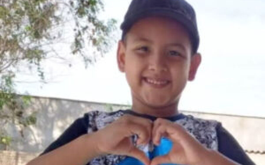 Matheus fazia aula de educação física quando teto desabou durante temporal