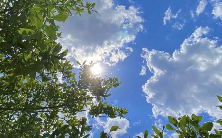 Próxima semana será de tempo aberto em Coxim com temperaturas em elevação 