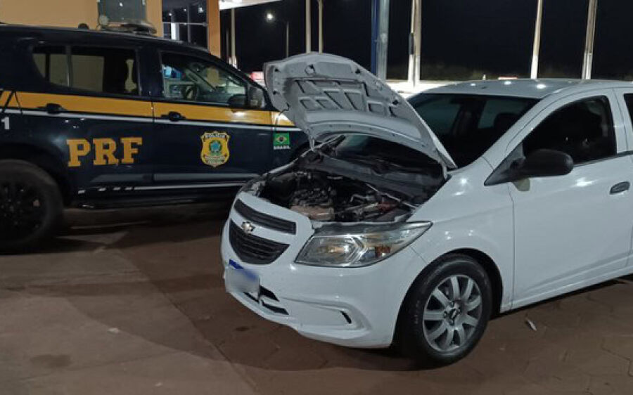 PRF flagra veículo com sinais de adulteração e prende motorista em rodovia de MS
