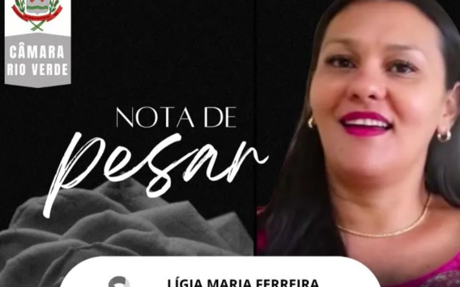 Câmara Municipal de Rio Verde de Mato Grosso decreta luto oficial de dois dias pelo falecimento 