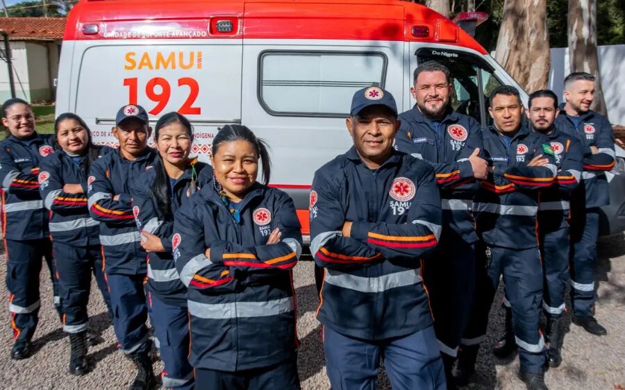 Ministério da Saúde inaugura primeira unidade do Samu indígena em Dourados 