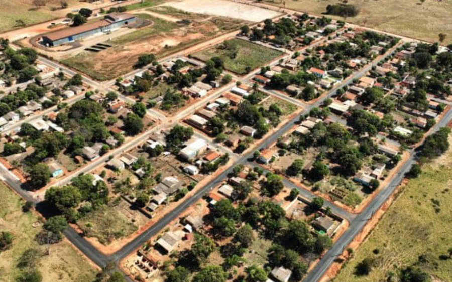 Obra de pavimentação no bairro São Francisco, em Pedro Gomes, entra na fase final

