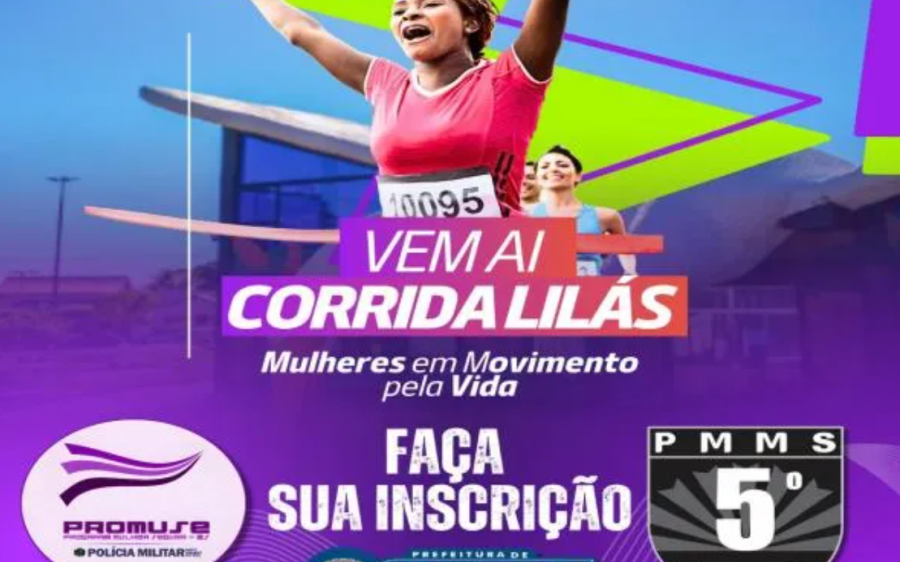 Corrida Lilás mobiliza Rio Verde no enfrentamento à violência contra a mulher