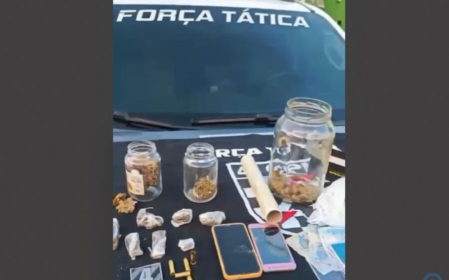 PM registra duas ocorrências de tráfico de drogas em Chapadão do Sul
