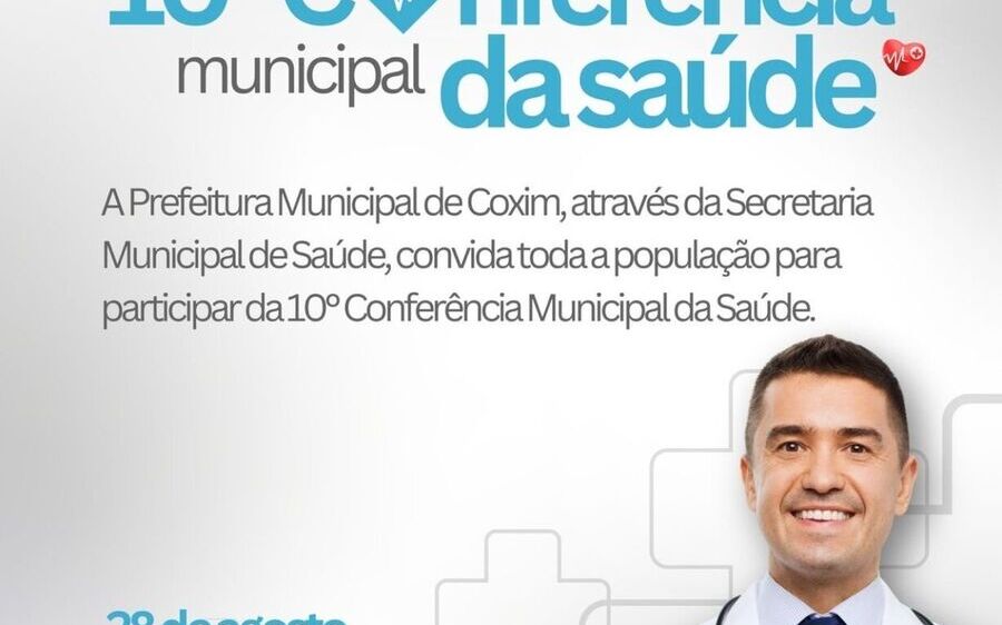 Coxim realiza 10ª Conferência Municipal de Saúde com foco na participação popular