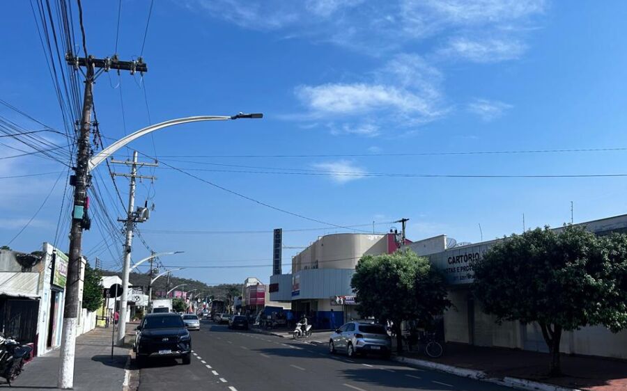 Semana em Coxim começa com altas temperaturas e a chuva prevista não chegou