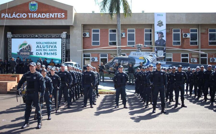 Polícia Militar de Mato Grosso do Sul completa 190 anos com investimentos em estrutura e efetivo
