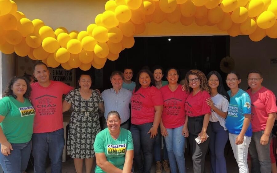    Prefeito Edilson Magro participa de grande ação social no CRAS Nova Coxim e reforça compromisso 