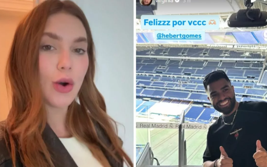 Virginia Fonseca visita estádio do Real Madrid e rumores com Vini Júnior crescem
